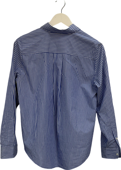 Arket Blue Striped Shirt UK 8