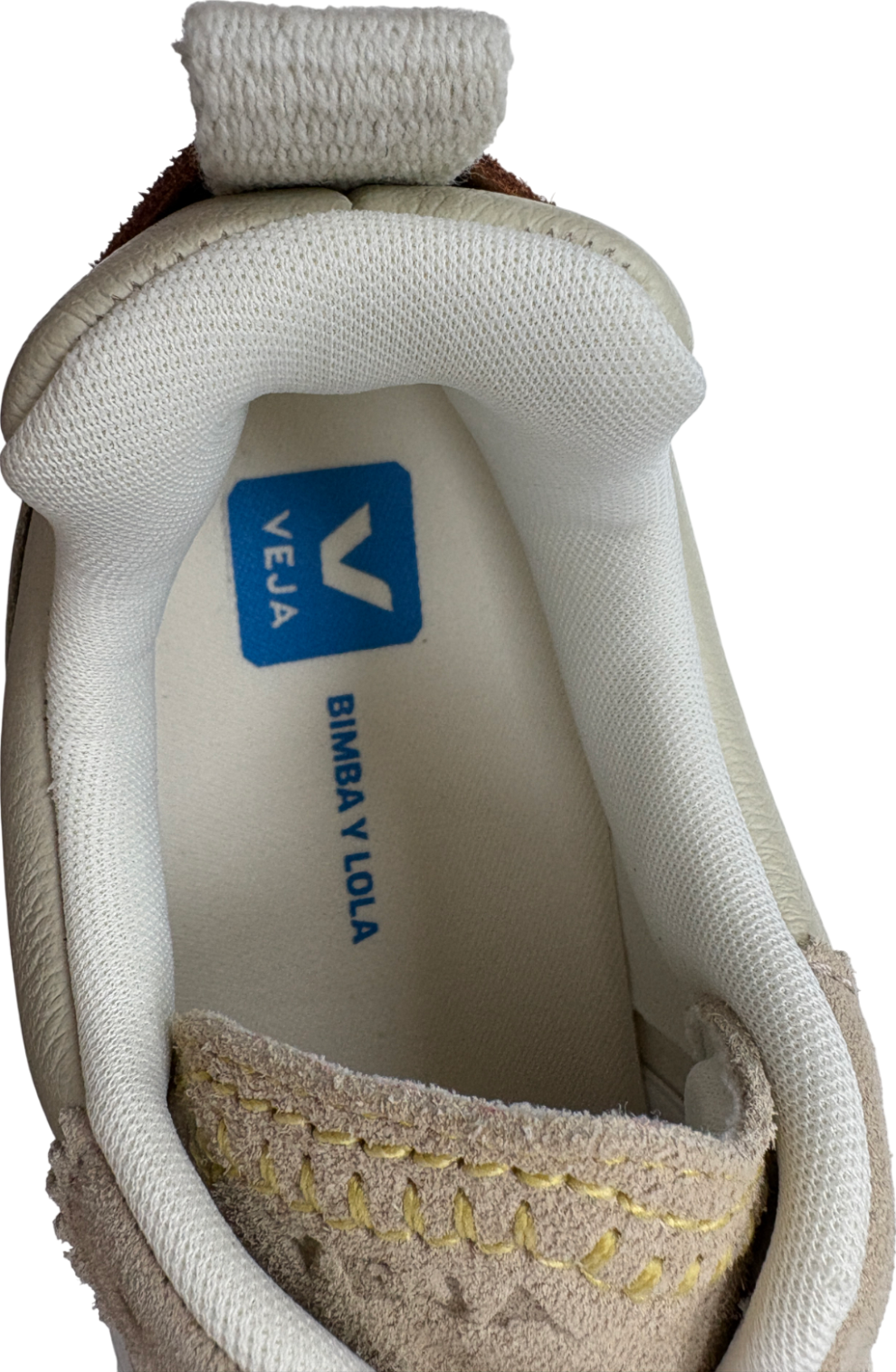VEJA Beige X Bimba Y Lola Leather Trainers UK 7 EU 40 👠