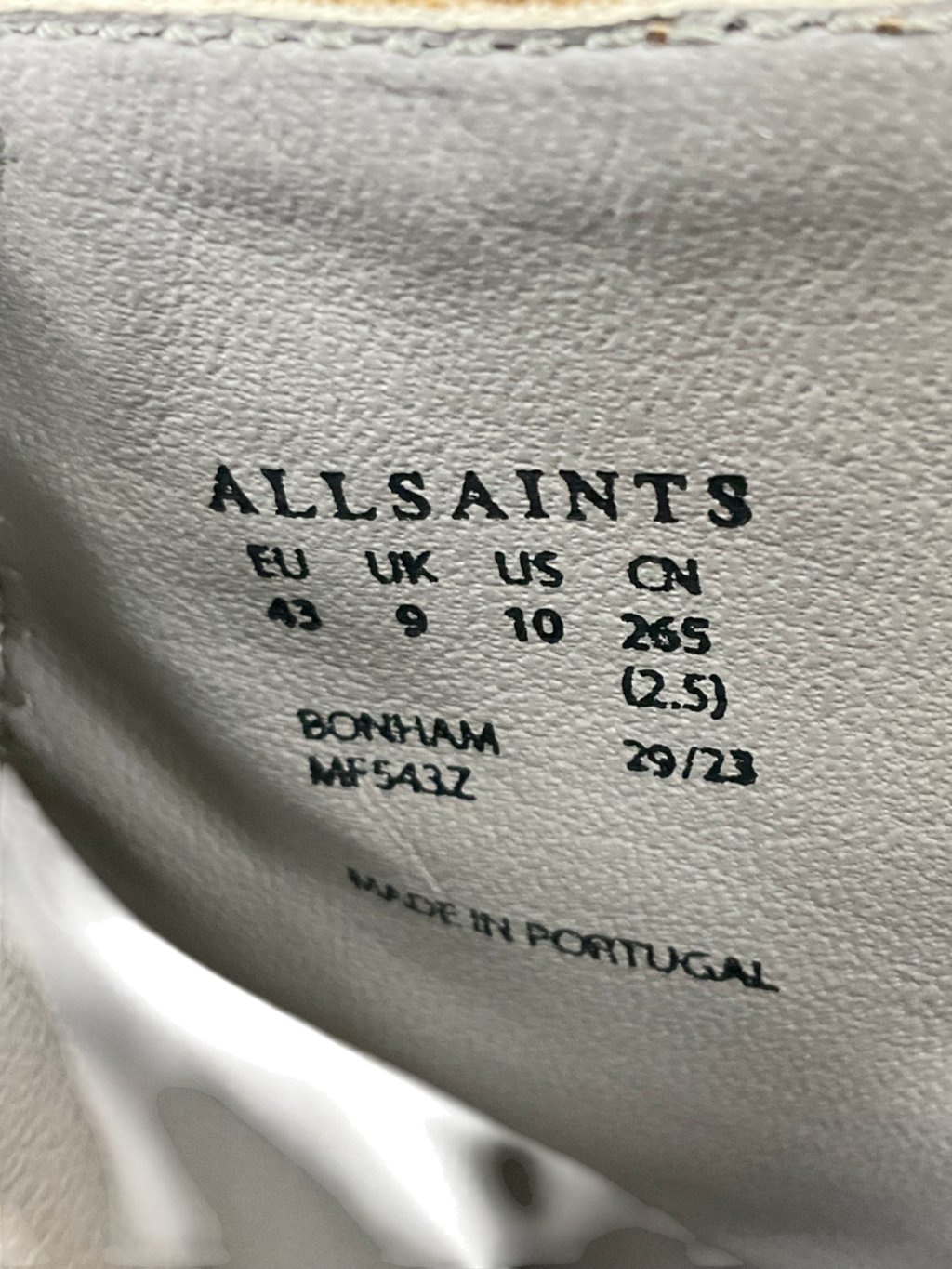 All Saints Brown Bonham Suede Boot UK 9 EU 43 👞