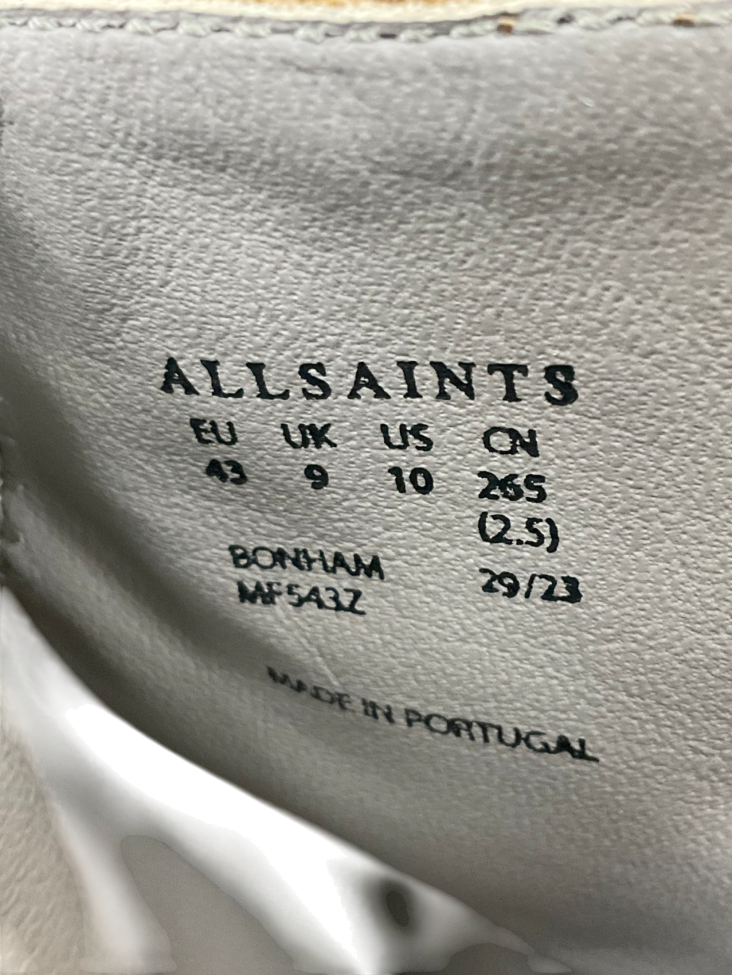 All Saints Brown Bonham Suede Boot UK 9 EU 43 👞