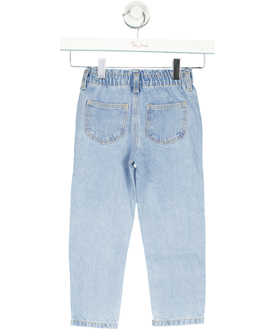 MANGO Blue Paperbag Jeans 3 Years