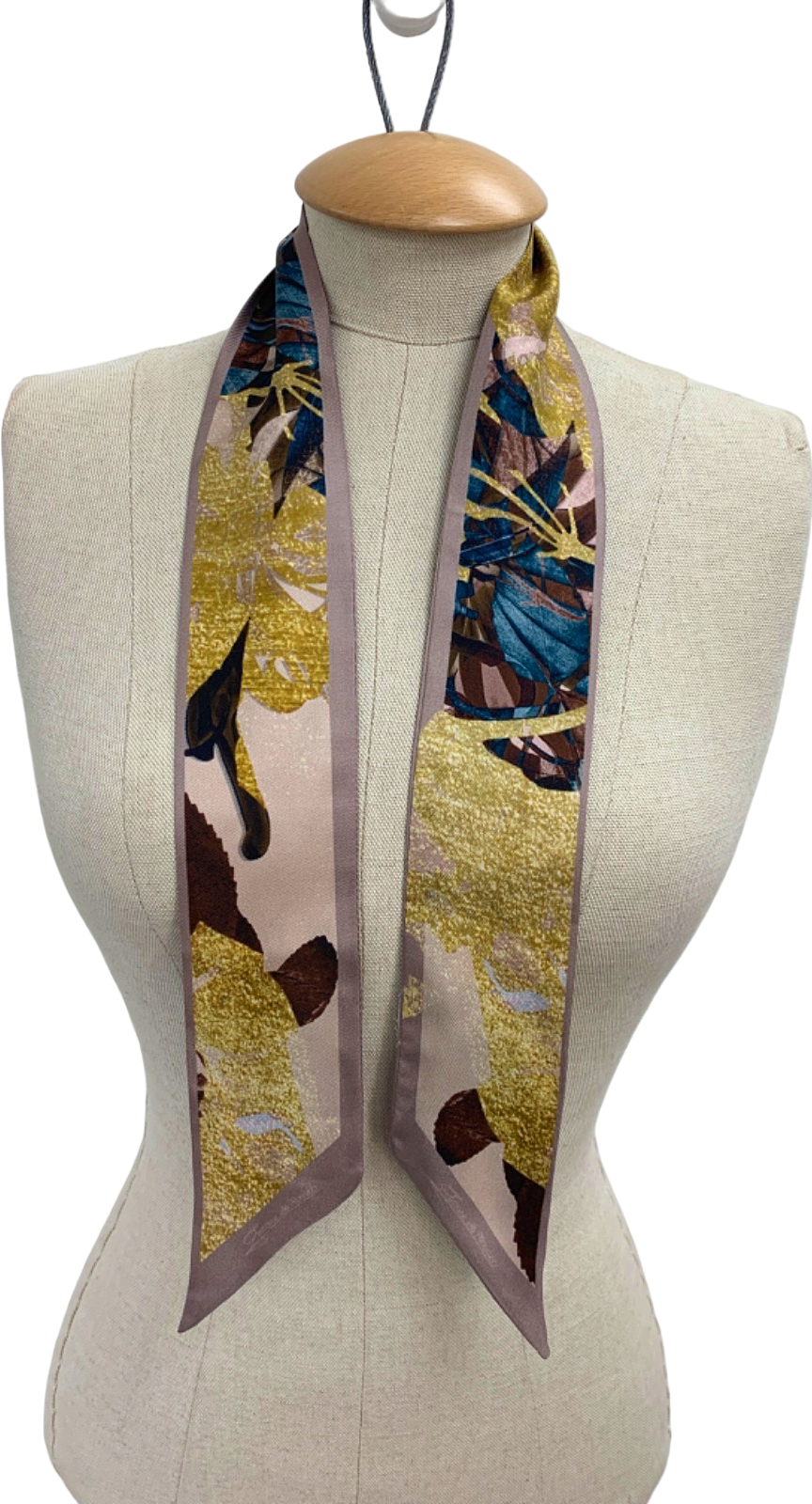 Grace de Monaco Floral Silk Scarf One Size