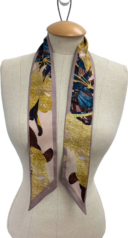 Grace de Monaco Floral Silk Scarf One Size