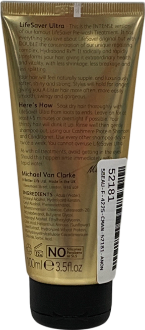 michael van clarke 3 More Inches Lifesaver Prewash Treatment 100ml