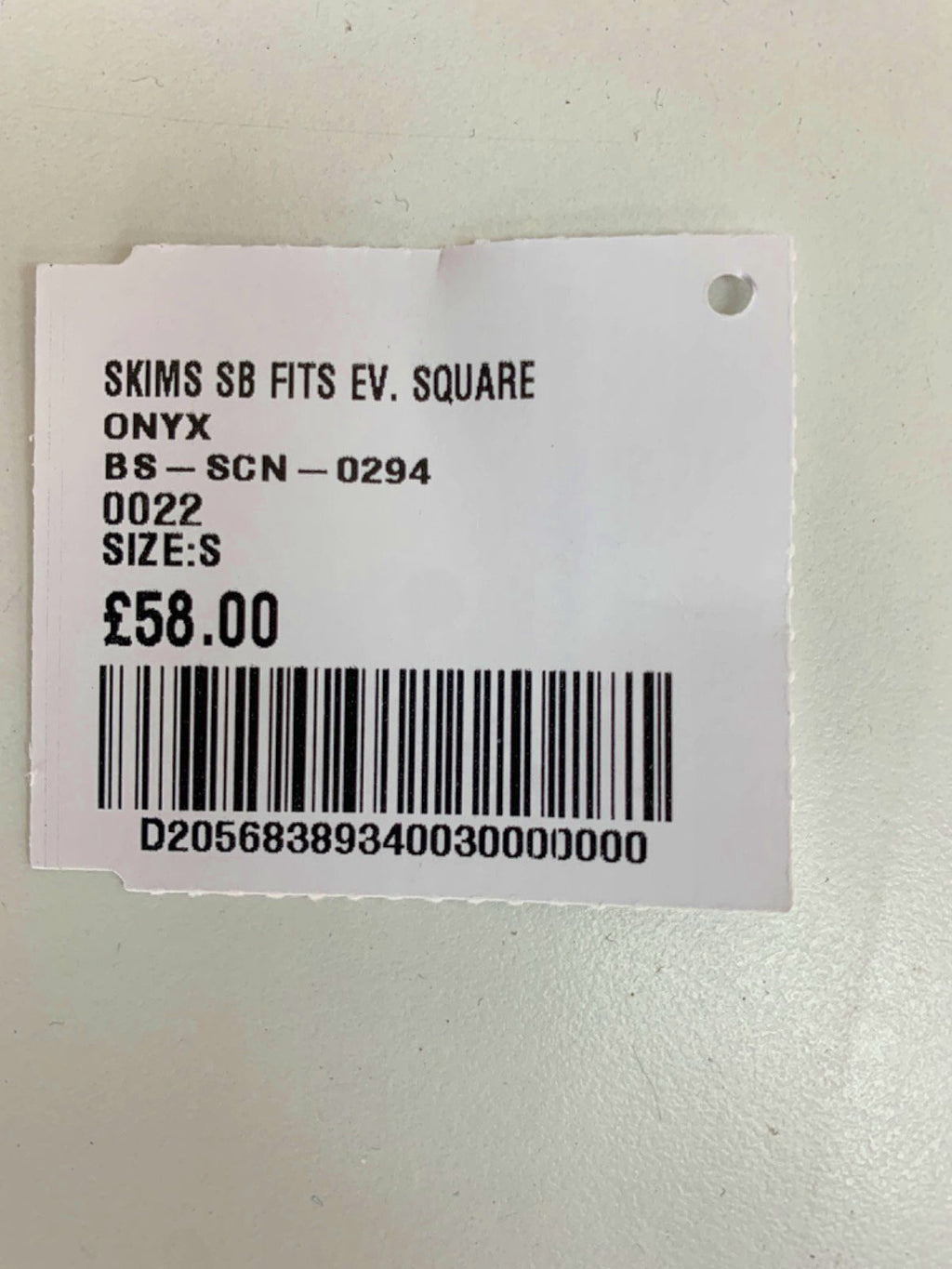 SKIMS Onyx Seamless Sculpt Thong Bodysuit UK S