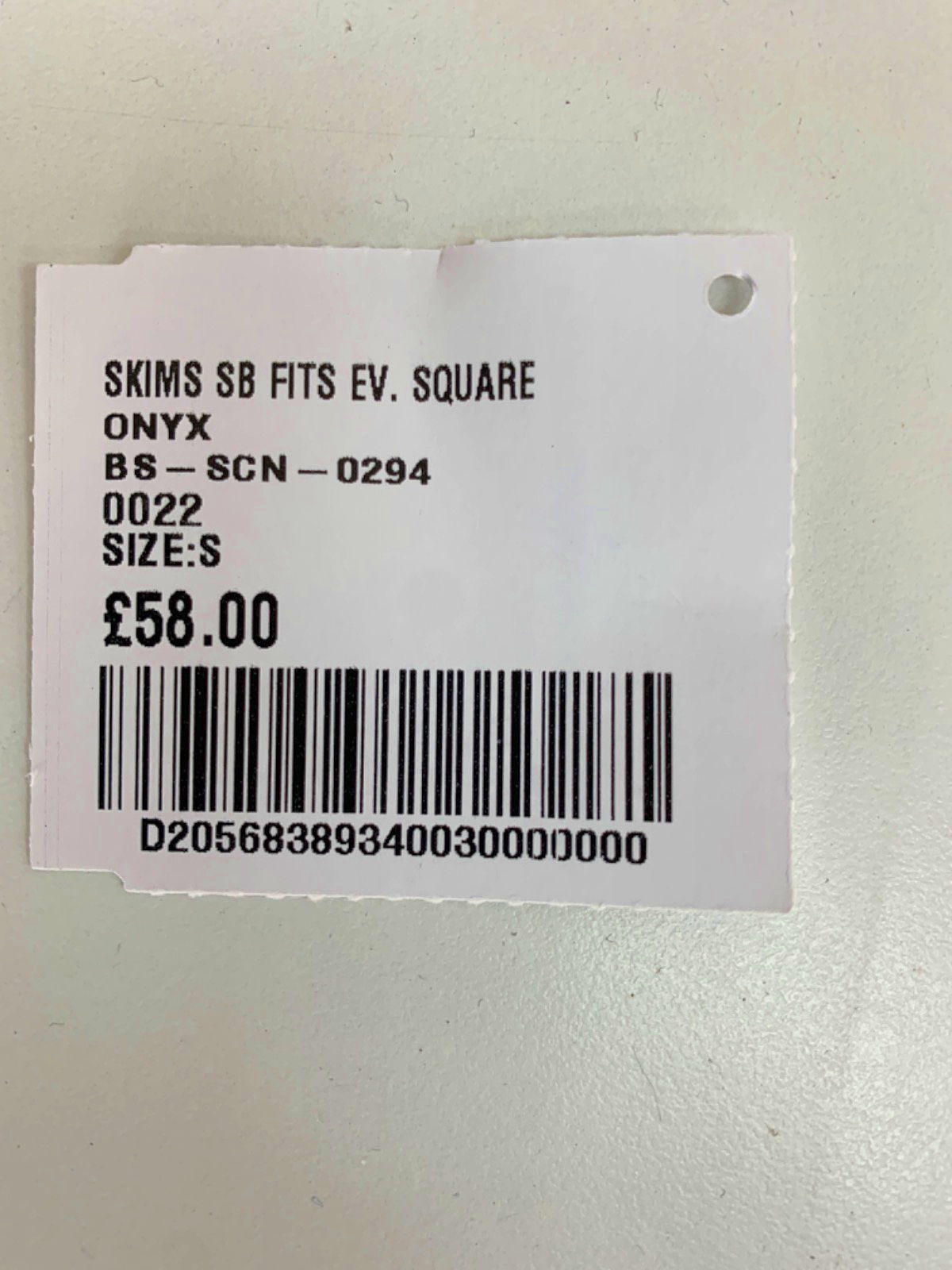 SKIMS Onyx Seamless Sculpt Thong Bodysuit UK S