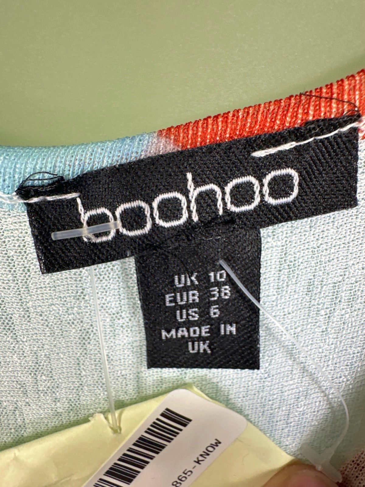 Boohoo Multi-Coloured Maxi Dress UK 10