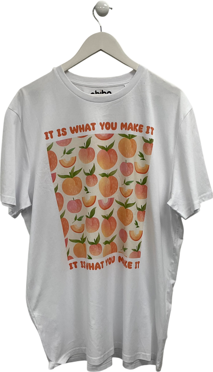 Abiba Lounge White It’s What You Make It Tee UK XXXL