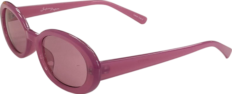 ASOS Pink Jeepers Peepers Oval Festival Sunglasses One Size
