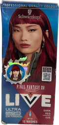 SCHWARZKOPH Live Colour Semi Permanent Hair Die Dark Red 026 50ml