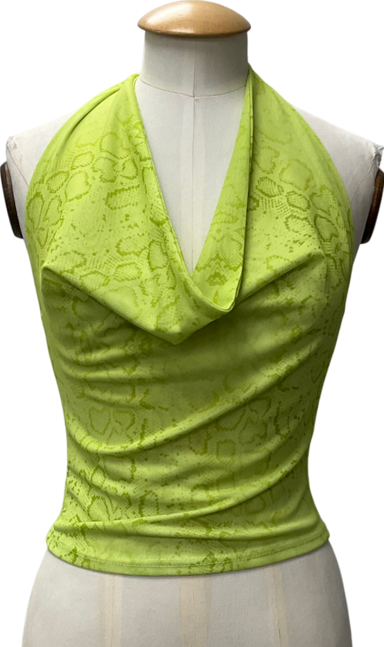 MURCI Green Halter Neck Top UK 8