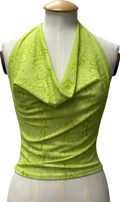 MURCI Green Halter Neck Top UK 8