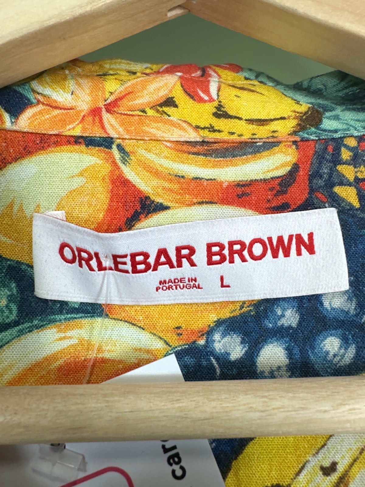 Orlebar Brown Multi-Coloured Travis Club Tropical Print Shirt UK L