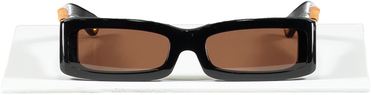 JACQUEMUS Black Les Lunettes 97 Sunglasses