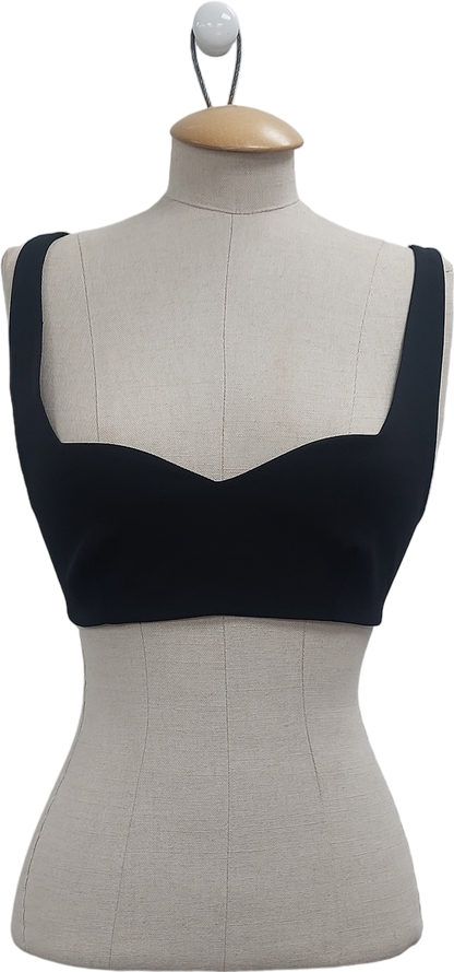 ZARA Black Bralette Top UK XS