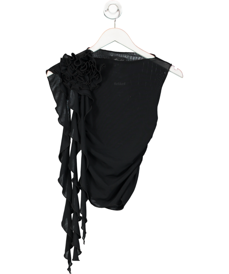 Fanci Club Black 'the Bloody Groom' Top UK XS