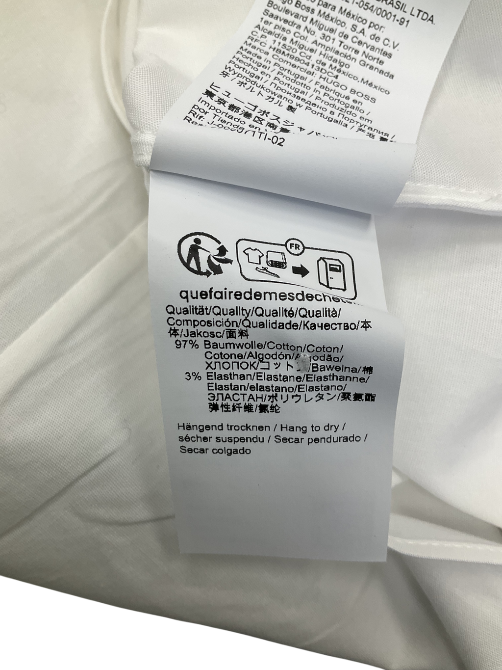 BOSS White Sleeveless Shirt UK 8