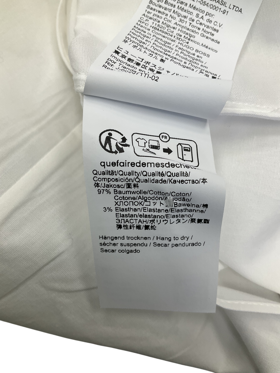 BOSS White Sleeveless Shirt UK 8