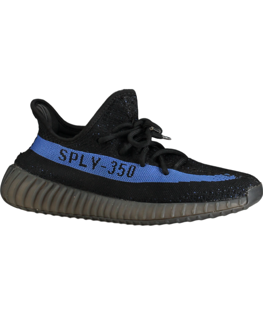 adidas Adidas Yeezy Boost 350 V2 Black /dazzling Blue Trainers UK 7 EU 40