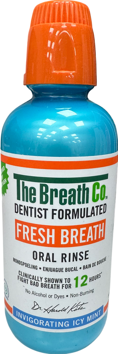 The Breath Co Alcohol Free Mouthwash Mild Mint 500ml