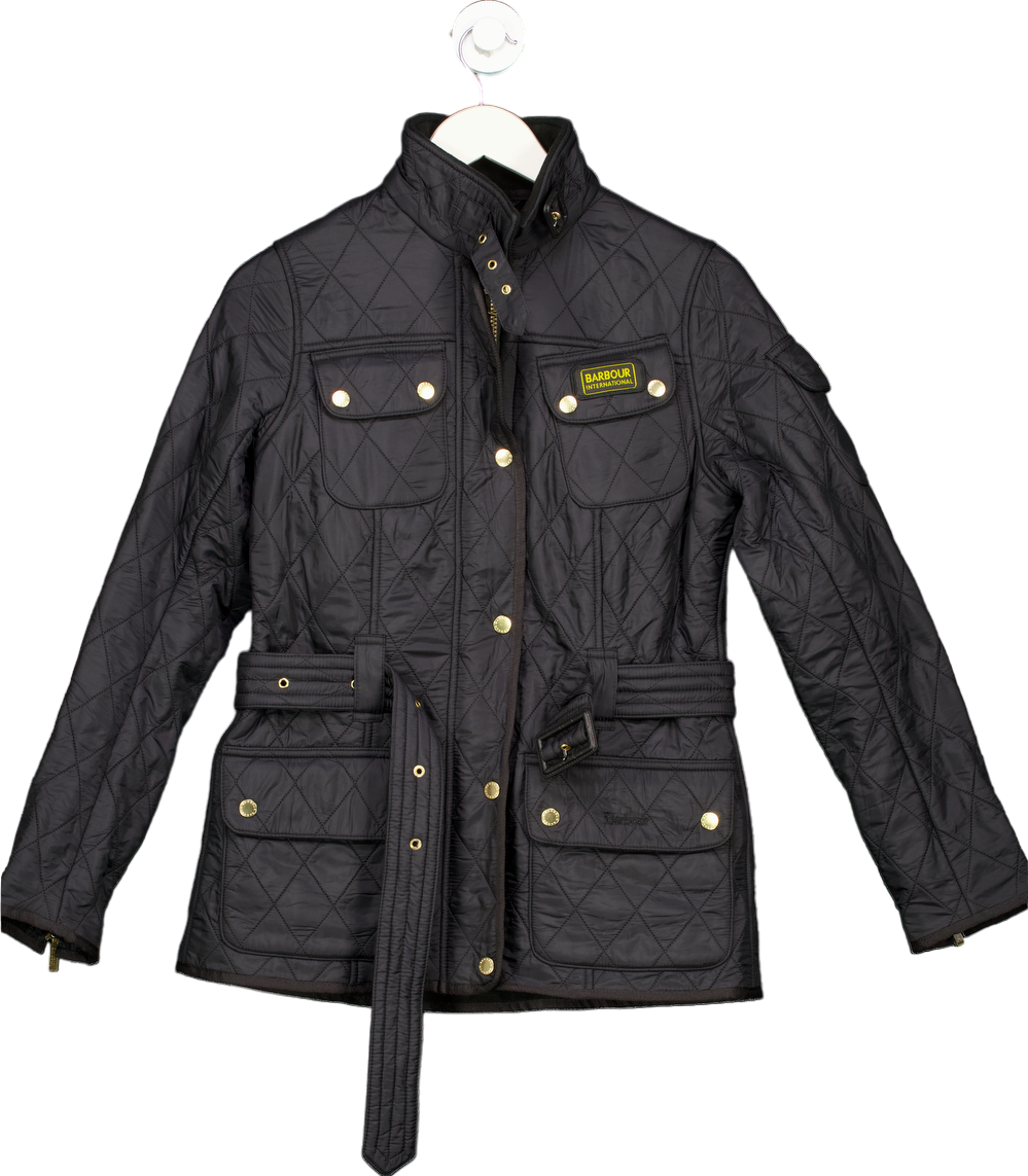 Barbour Black B.Intl International Polarquilt Jacket UK 10