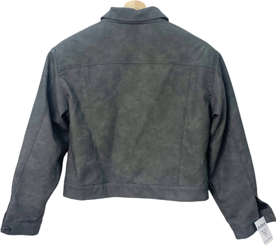 90's Product Grey Suede Jacket UK Size 12