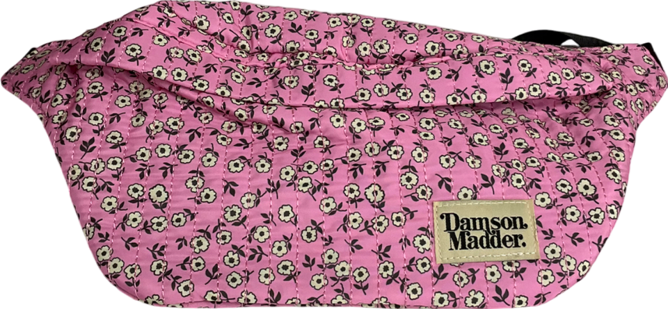 Damson Madder Bum Bag In Pink Ditsy Print One Size