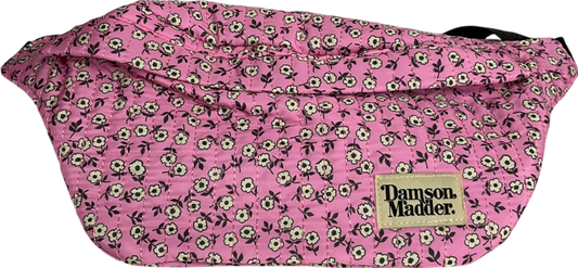 Damson Madder Bum Bag In Pink Ditsy Print One Size