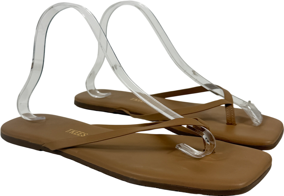 Tkees Lily Nude Foundations Flip Flops Cocobutter UK 7 EU 40 👠