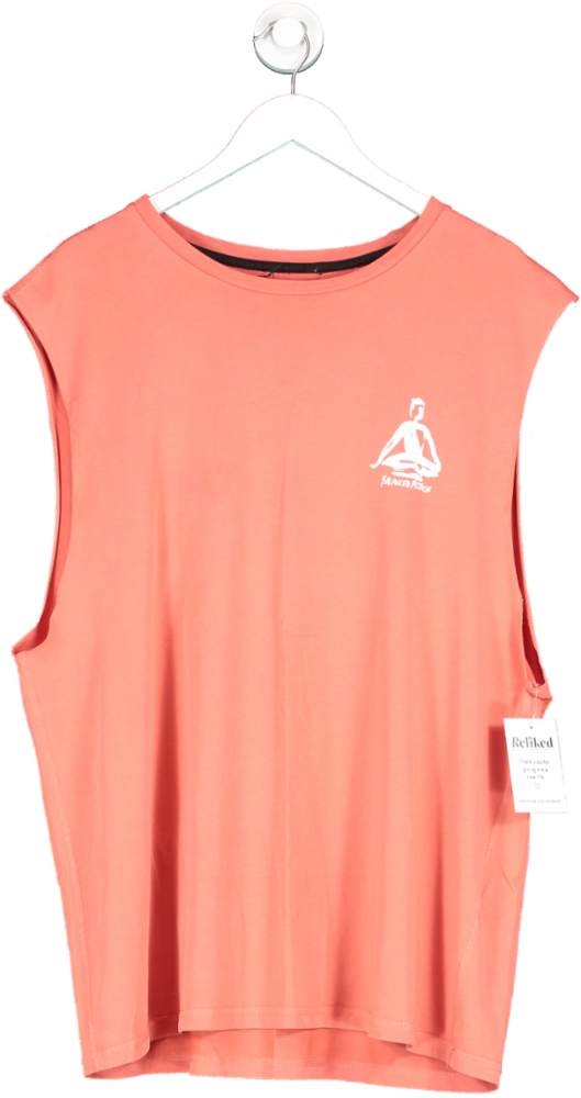 ZARA Red Athleticz Sleeveless T Shirt UK XL