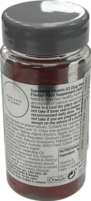 Superdry Bone Health Gummies Strawberry 30