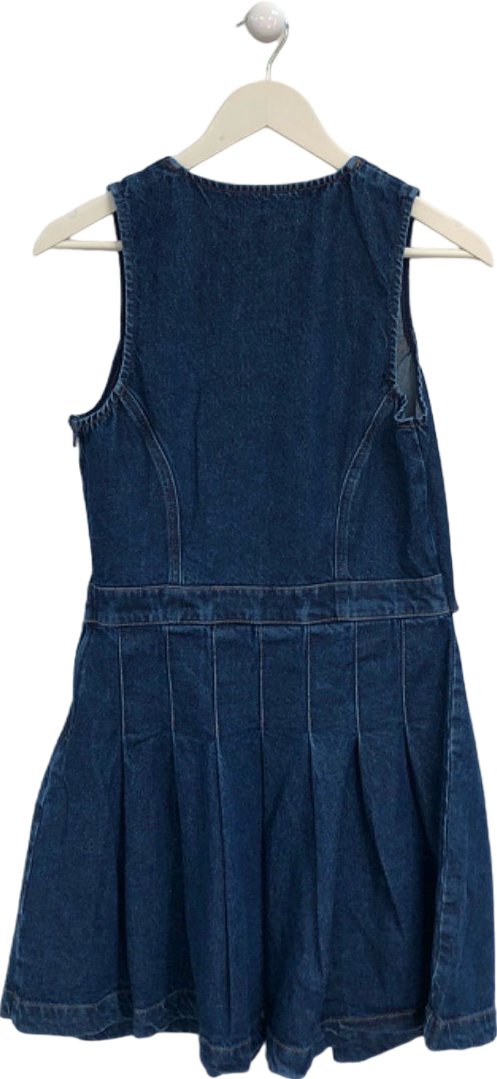 Nobody's Child Blue Denim Sinatra Mini Dress UK 10