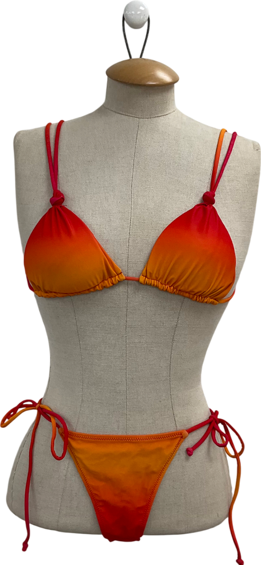 White Fox Red Golden Hour Bikini UK M