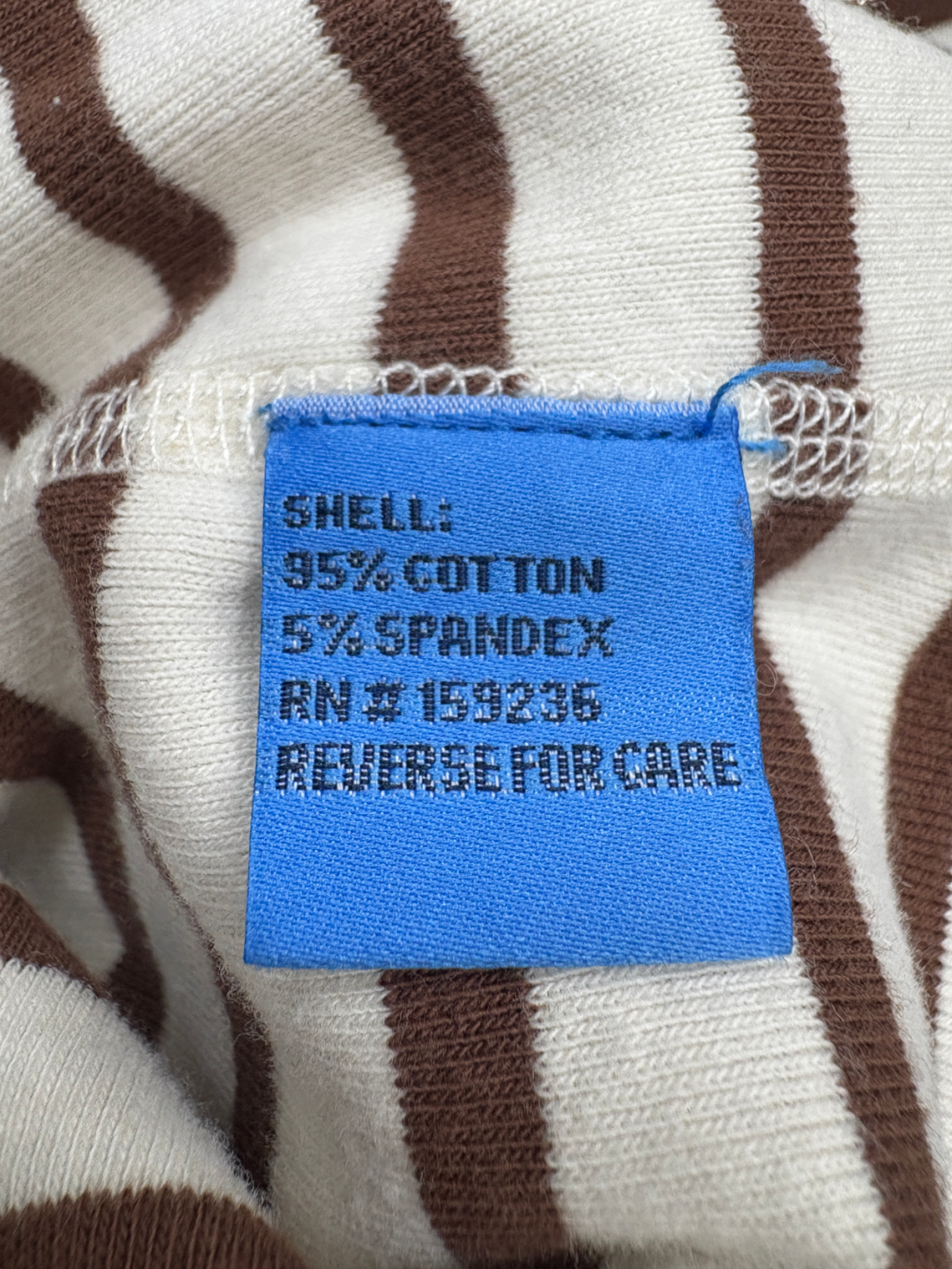 J McLaughlin Beige Striped Long Sleeve Top UK S