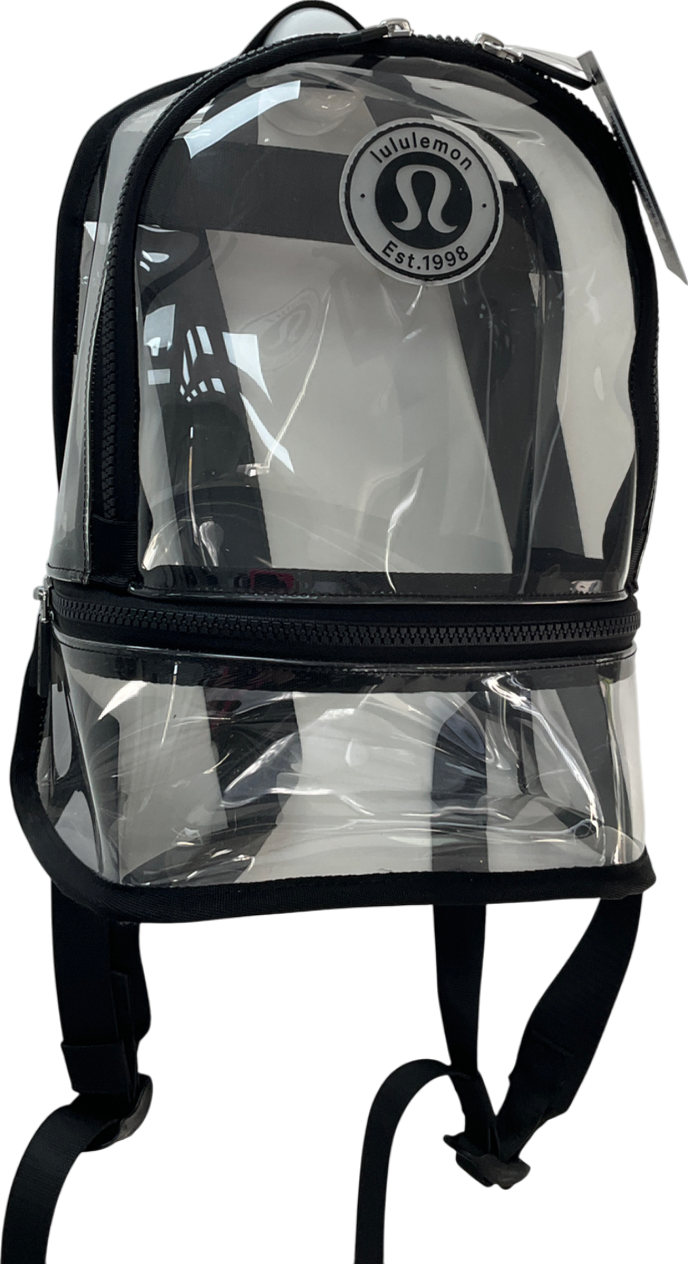 Lululemon White Clear Backpack Mini 10l Logo