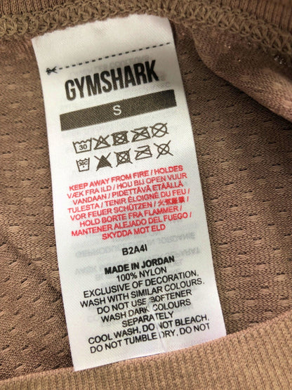 Gymshark Brown Seamless T-Shirt Small