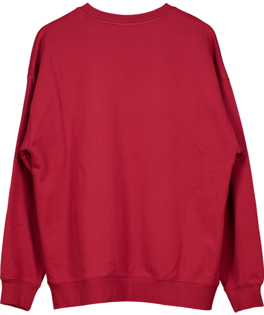 connect management Red Santa Crew-neck Sweater UK M
