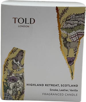 TOLD LONDON White Highland Retreat, Scotland Candle, 300g One Size