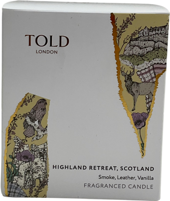 TOLD LONDON White Highland Retreat, Scotland Candle, 300g One Size