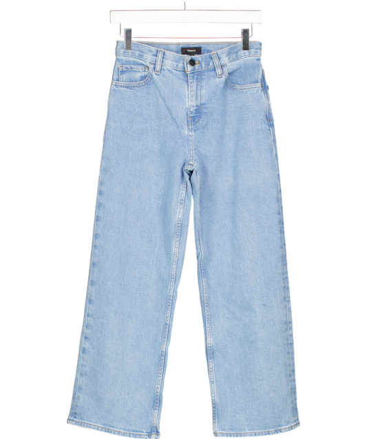 Theory Blue Straight Leg Jeans W25