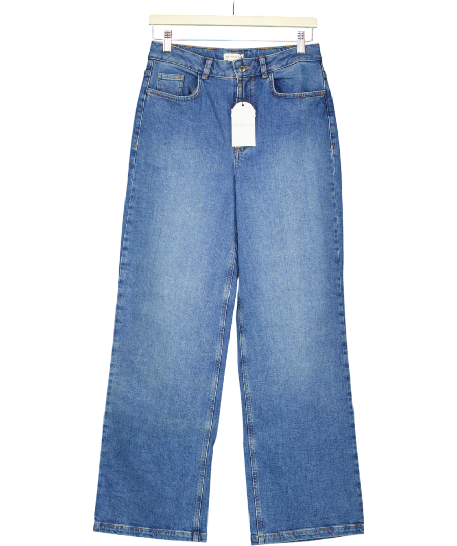 Monsoon Ruby Wide Leg Jeans Blue UK 10