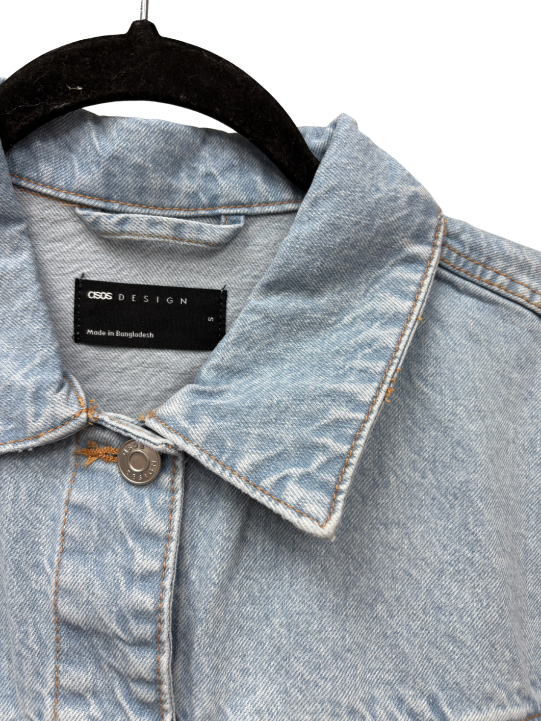 ASOS Blue Oversized Denim Jacket UK S