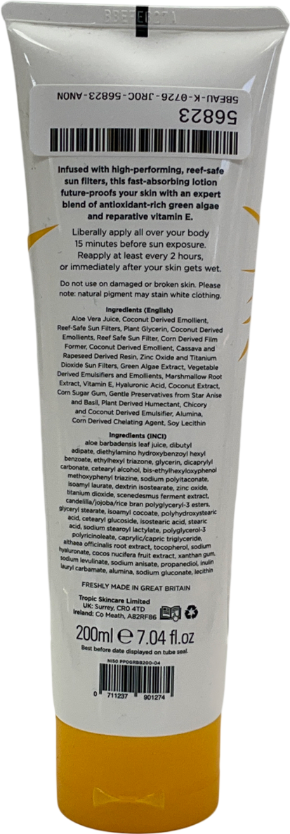 Tropic Great Barrier Sun Lotion 200ml