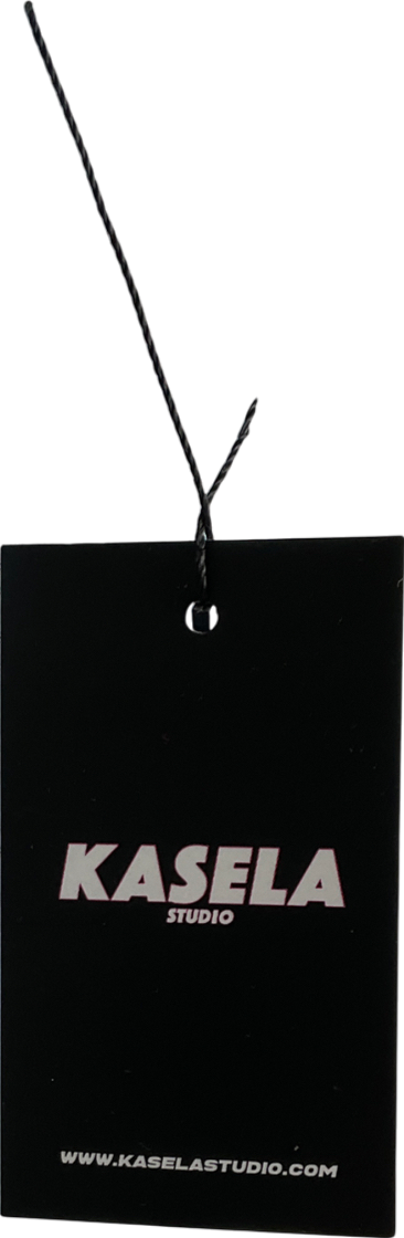 kasela Blue Mesh Maxi Dress UK M