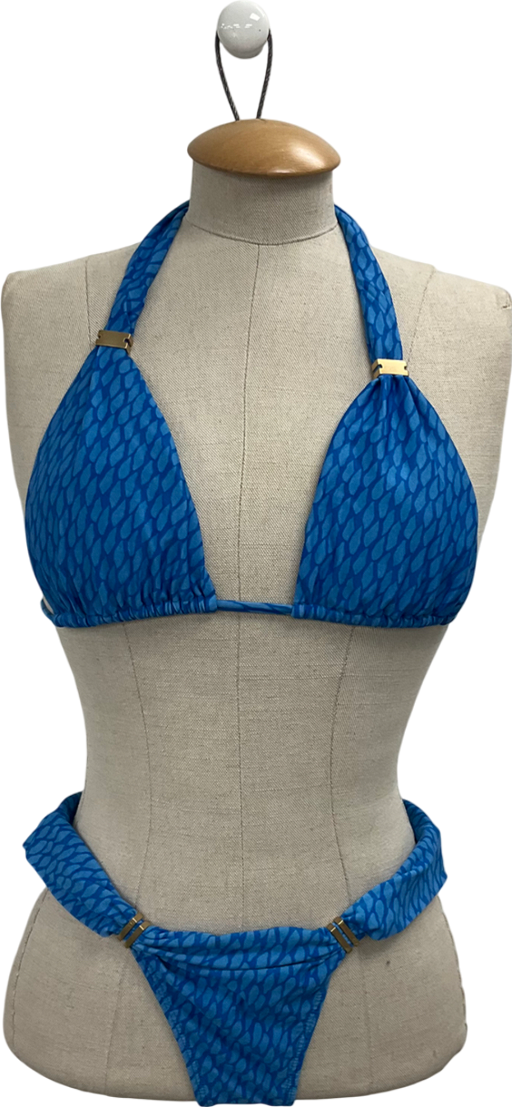Vix Swimwear Blue Bia Tube Bikini UK S