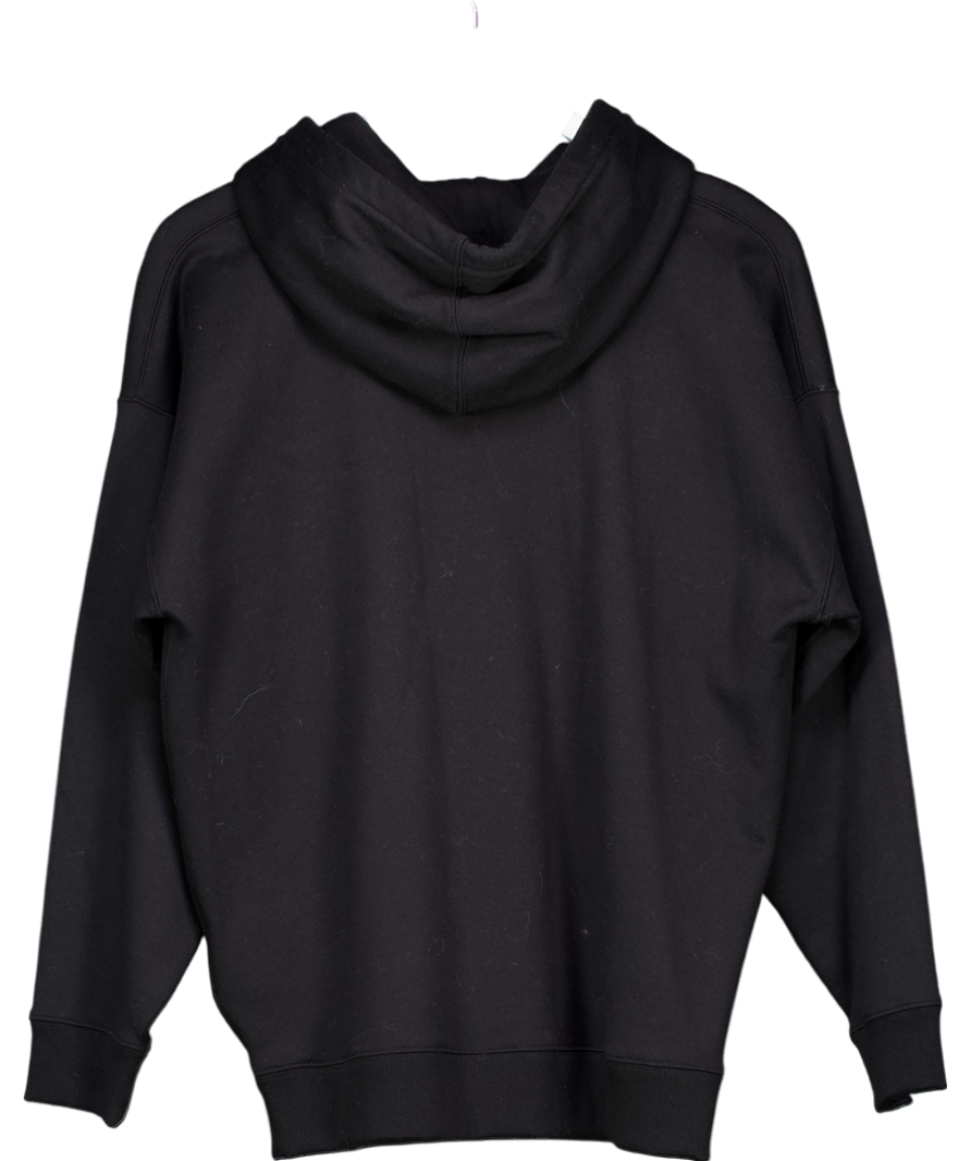 Valentino Garavani Black Sequin V-Logo Hoodie UK XS