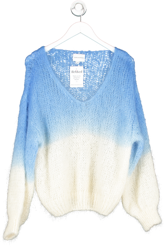 American Dreams Blue ombre Knitted Jumper UK M
