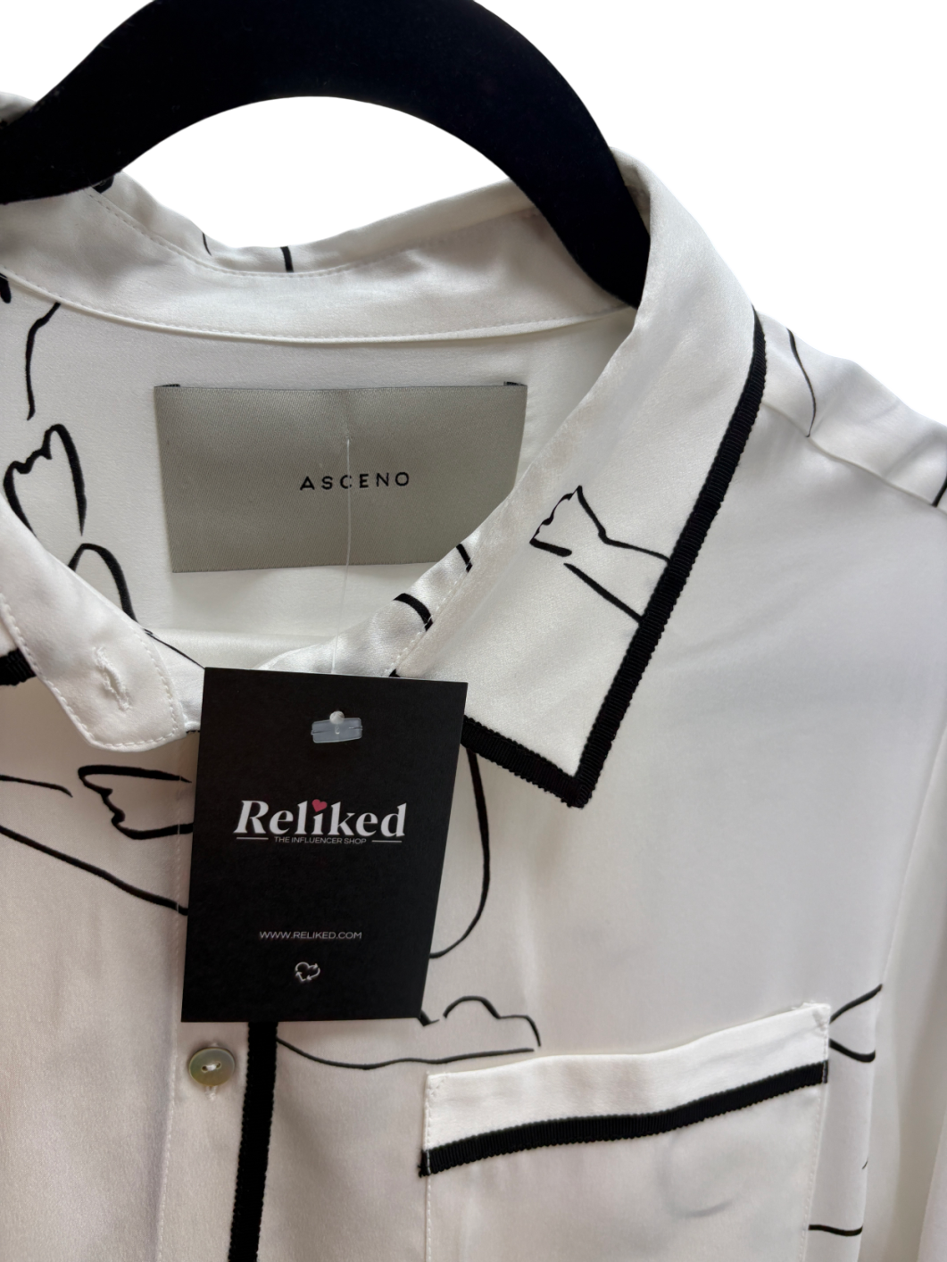 Asceno White Silk Pool Shirt And Trousers UK M