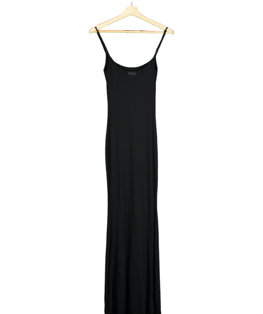 SKIMS Black Soft Lounge Long Slip Maxi Dress UK L