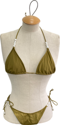 caro luna Green Perla 2-piece Swimsuit UK S